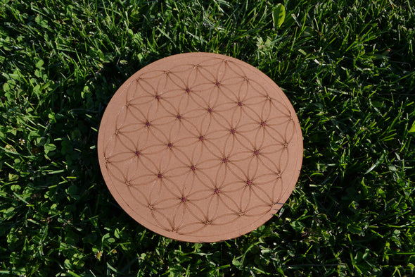 The Flower Of Life symbol is one of the most fascinating, well known, and recognized geometric symbols within the magical world of Sacred Geometry. This special symbol represents the cycle of life. It's believed that within this symbol, holds the most meaningful and sacred patterns of our universe as a whole.