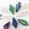 Gemstone Pendulum rose quartz, amethyst, lapis lazuli, aventurine, clear quartz 