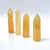 Honey Calcite Towers yellow orange colour, honey points, honey obelisk